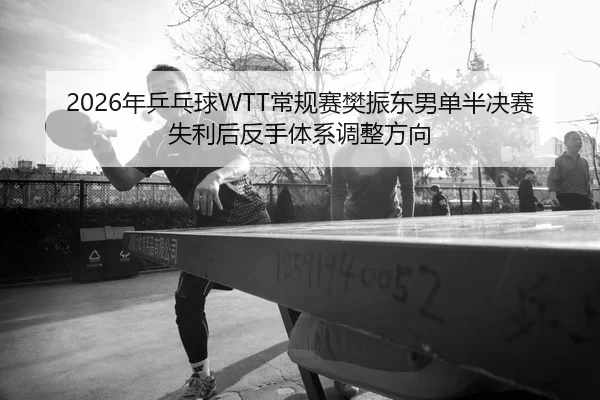 2026年乒乓球WTT常规赛樊振东男单半决赛失利后反手体系调整方向
